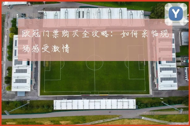 欧冠门票购买全攻略:如何亲临现场感受激情